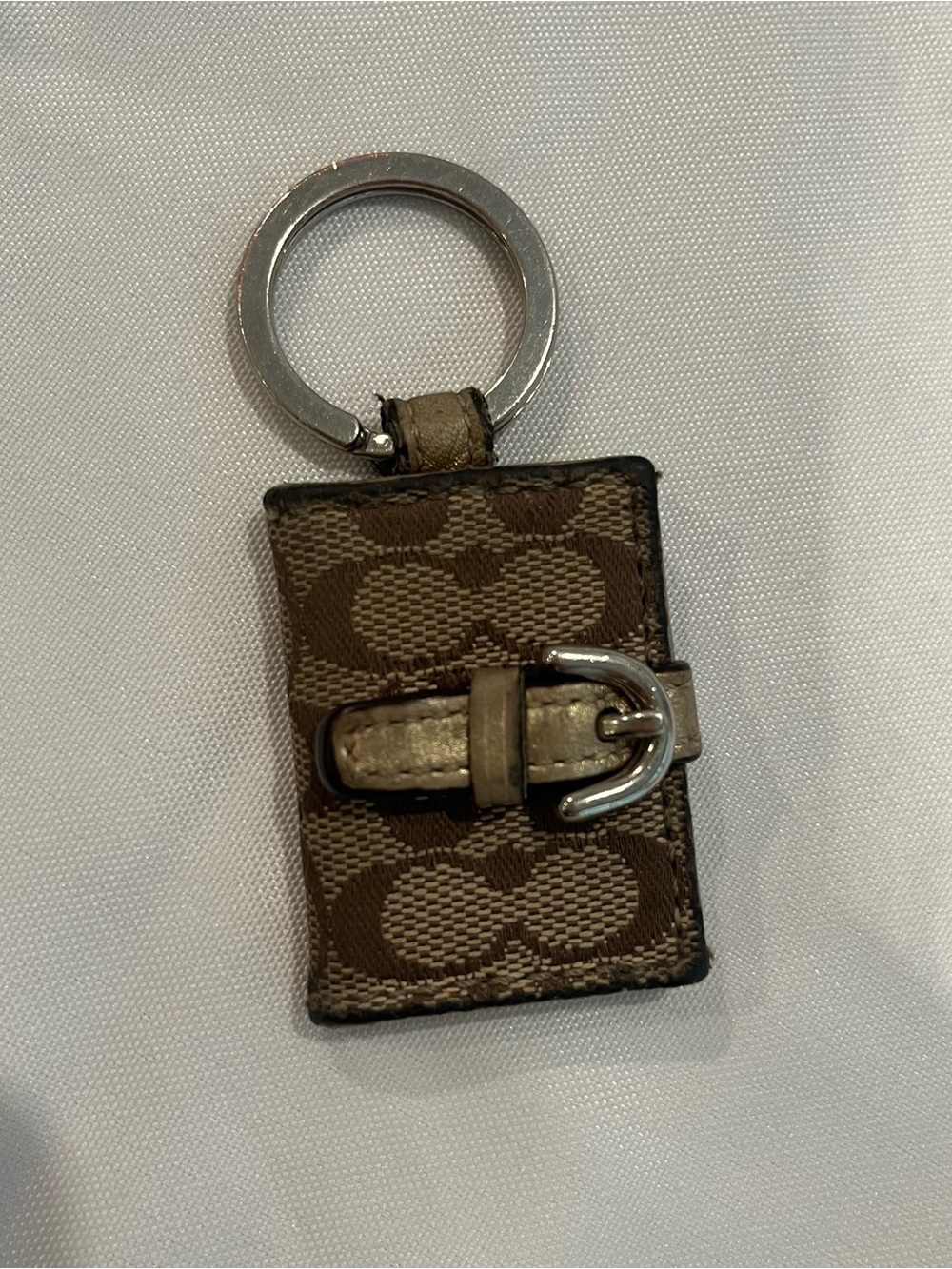 A vintage Y2K Coach small picture frame Keychain Keyring Fob